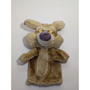 Vintage Wile E. Coyote 10" Plush Hand Puppet Warner Bros